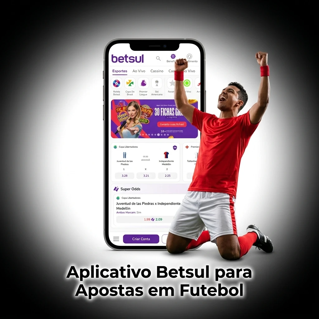 Apostas de Futebol na Betsul Brasil